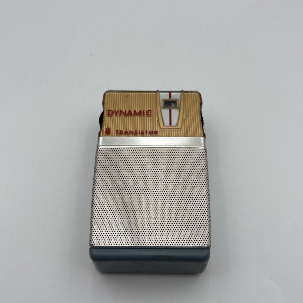 Vintage DYNAMIC  8 Transistor Radio - Blue - TESTED!